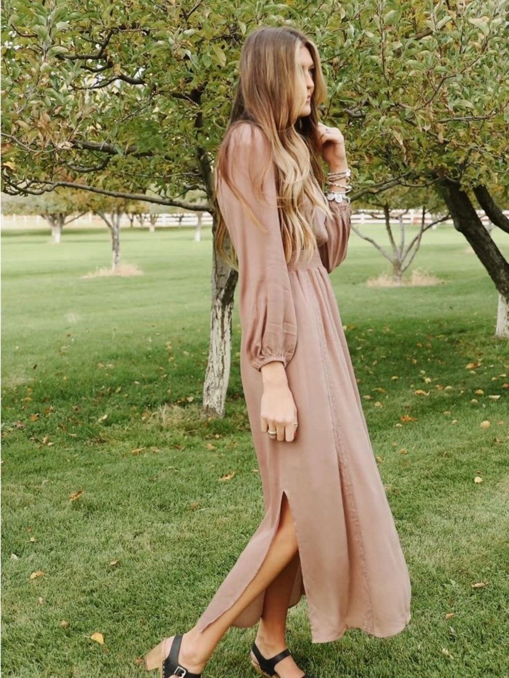 ROOLEE Cunningham Detail Maxi Rosy Brown